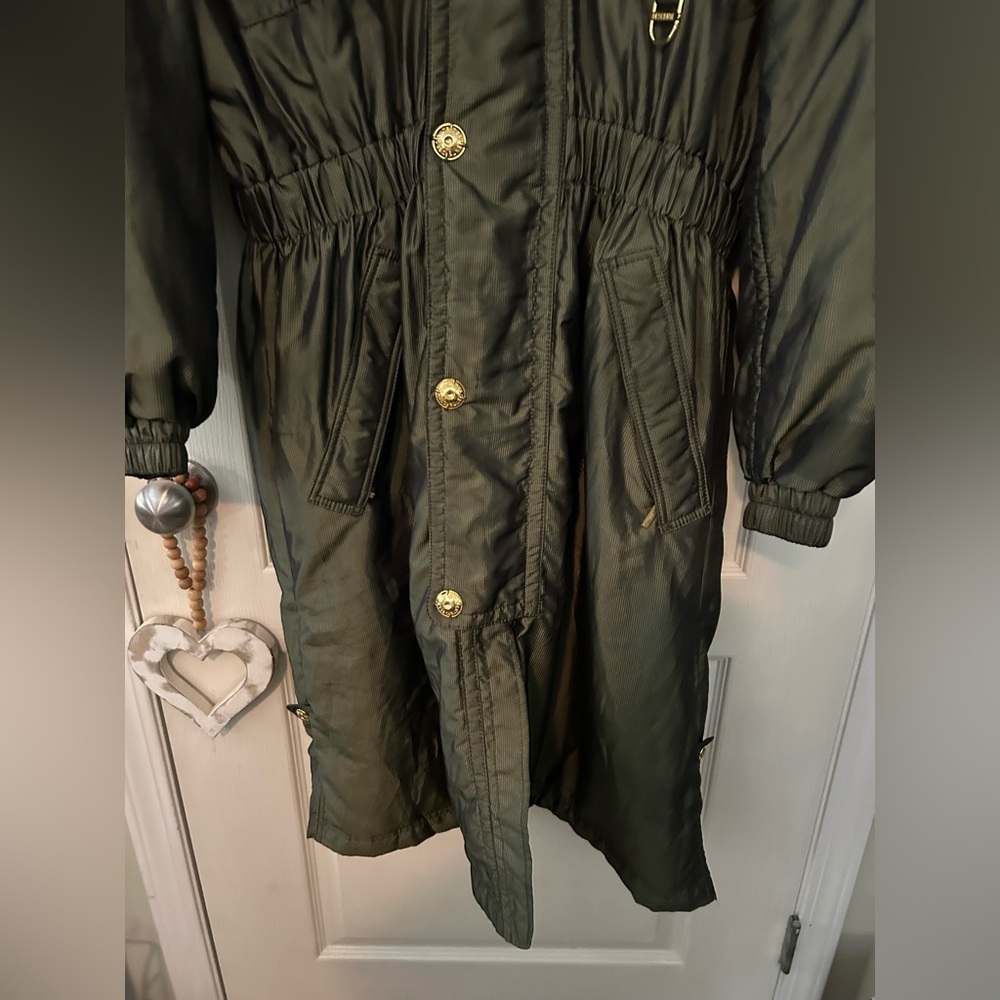 Descente Green Long Winter Jacket - Picture 3 of 12